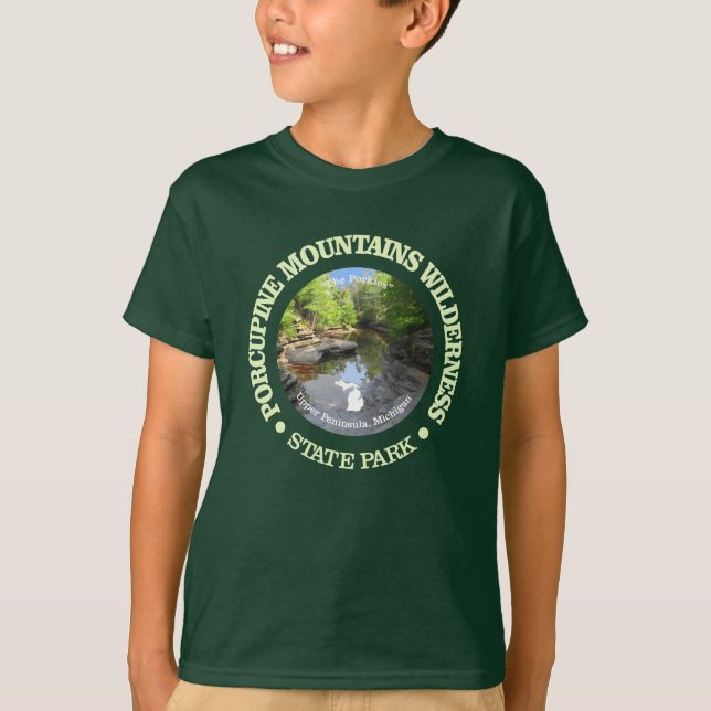 Camiseta Porcupine Mountain Wilderness SP (Frente)