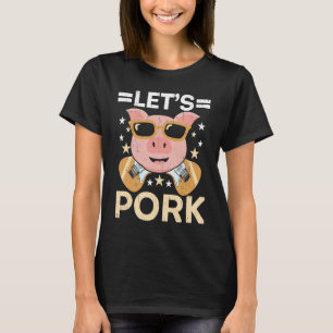 Camiseta Pork Pork Pig Fazenda Porco Porco Porquinho Porqui