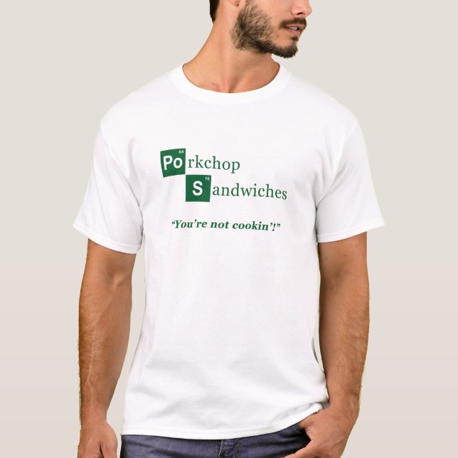 Camiseta Porkchop imprensa o logotipo da paródia (Frente)