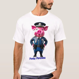 Camiseta Porky Personas tem personagens engraçados de porco