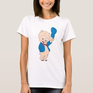 Camiseta Porky Pig Chapéus ondulados