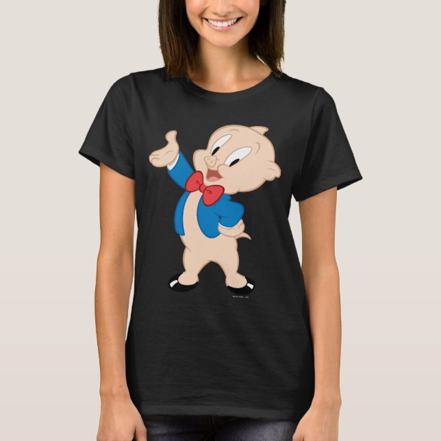 Camiseta Porky Pig | Dose clássica (Frente)