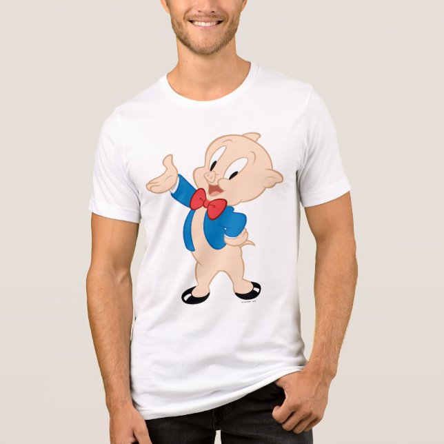 Camiseta Porky Pig | Dose clássica (Frente)