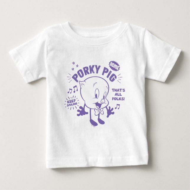 Camiseta Porky Pig Retro Sorrente (Frente)
