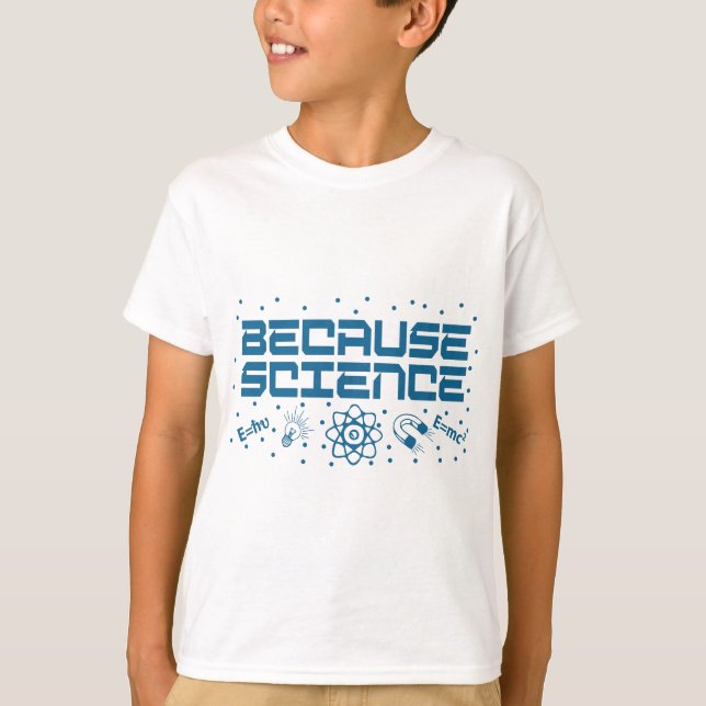 Camiseta Porque a ciência é engraçada (Frente)