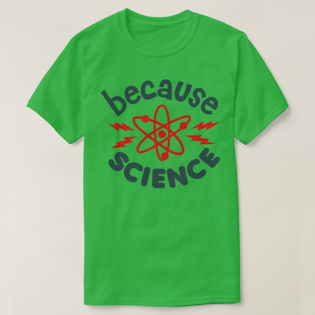 Camiseta Porque ciência (Frente do Design)