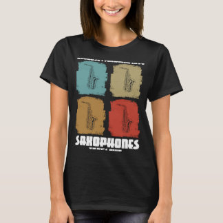 Camiseta porque eu adorei saxofone saxofone
