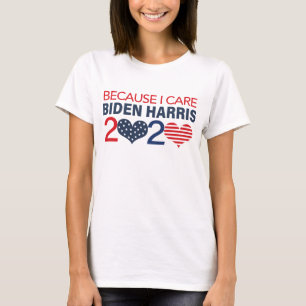 Camiseta Porque Eu Me Importo Com Biden Harris 2020