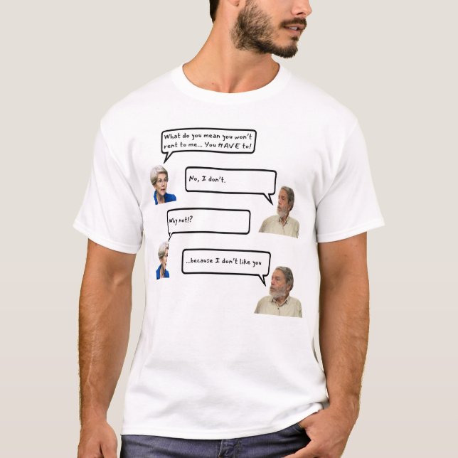 Camiseta Porque eu não gosto de você (Frente)