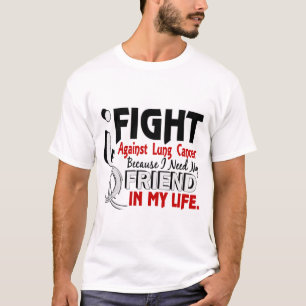 Camiseta Porque eu preciso meu câncer pulmonar do amigo