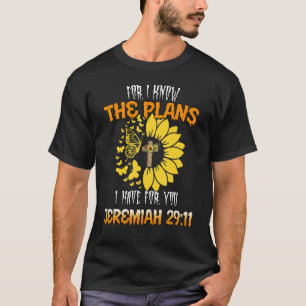 Camiseta Porque Eu Sei Os Planos Que Tenho Para Você Humor