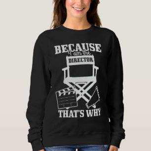 Camiseta Porque eu sou o diretor. É por isso que o cineasta