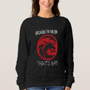 Camiseta Porque eu sou o Dm Rpg Game Mestre Dungeon Rpg Dic