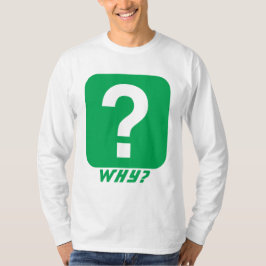 Camiseta Porquê Marca de Pergunta Monograma