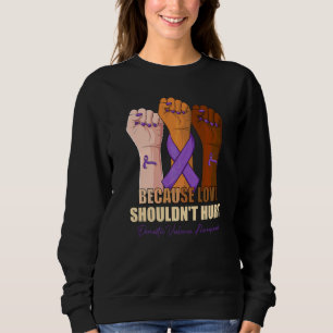 Camiseta Porque o Amor Não Deve Doer Campanha Contra a Viol