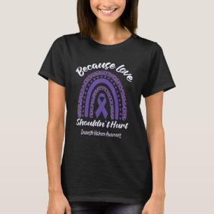 Camiseta Porque o amor não deve ferir a violência doméstica