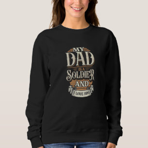 Camiseta Porque o meu Pai é um Soldado, é por isso que o am