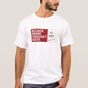 Camiseta Porque os cérebros não devem sangrar