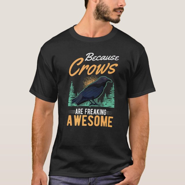 Camiseta Porque Os Corvos São Incríveis Corvos 1 (Frente)