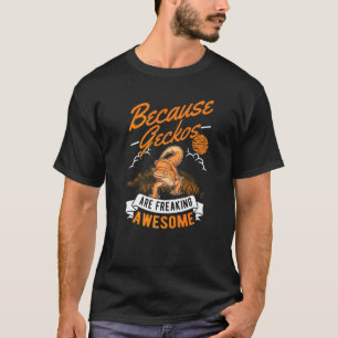 Camiseta Porque os Geckos São Incrivelmente Incríveis Gecko