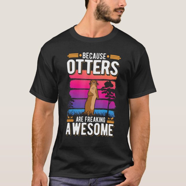 Camiseta Porque os Otters são ótimos (Frente)