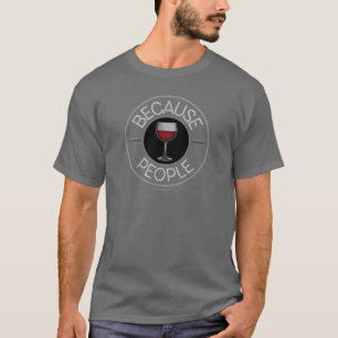 Camiseta Porque Pessoas (vinho)