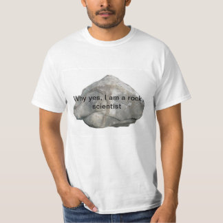 Camiseta Porque sim, eu sou um cientista da rocha