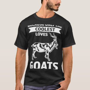 Camiseta Porque só o mais legal adora cabras