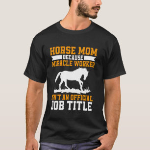 Camiseta Porque Trabalhador Milagroso Não é um Cargo Oficia