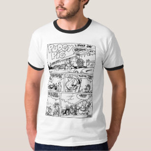 Camiseta porquinha clássica de 1940
