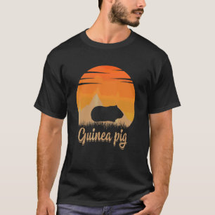 Camiseta Porquinho-da-índia Animal Quente Na Montanha Na Na
