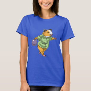 Camiseta Porquinho da índia Boliche Bola de boliche