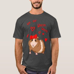 Camiseta Porquinho-da-índia com presente de roda-arco