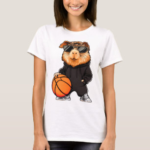 Camiseta Porquinho-da-índia de basquete