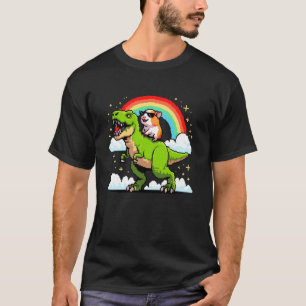 Camiseta Porquinho da Índia em Estilo Pixel T-Rex Tyrannosa