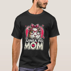 Camiseta Porquinho da Índia Mãe Cavy Amante de Animais de E