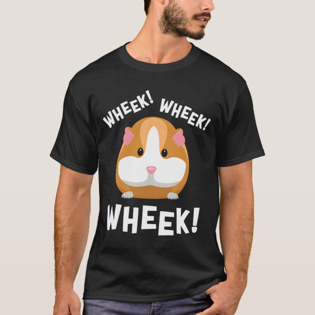 Camiseta Porquinho-da-índia Wheek Wheek (Frente)