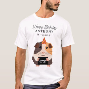 Camiseta Porquinhos-da-índia Engraçados Presente Aniversári
