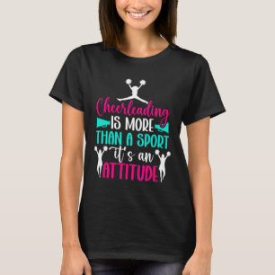 Camiseta Porristas É Uma Atitude Porrista Grito de Guerra