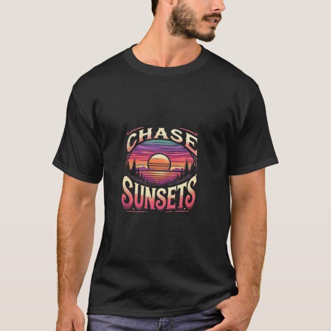 Camiseta Pôrs do sol Chase (Frente)