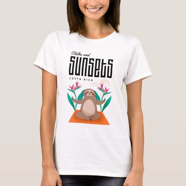 Camiseta Pôrs do sol da Costa Rica (Frente)
