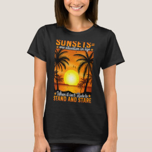 Camiseta Pôrs do sol de Verão Uma Situação na Life Beach Va