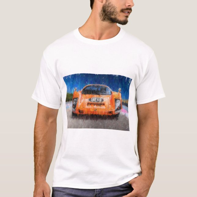 Camiseta Porsche 906 0range (Frente)
