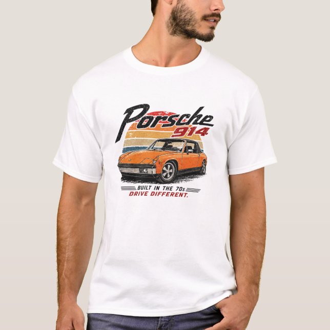 Camiseta Porsche 914 Clássico (Frente)