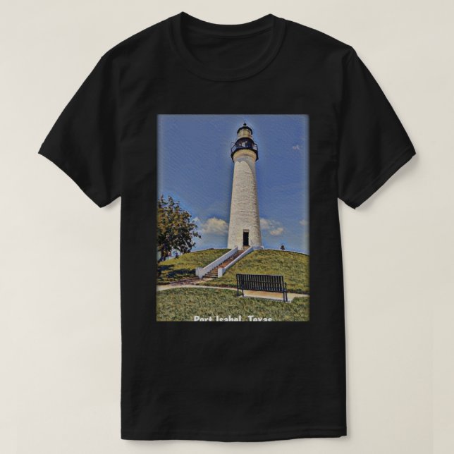 Camiseta Port Isabel Lighthouse (Frente do Design)