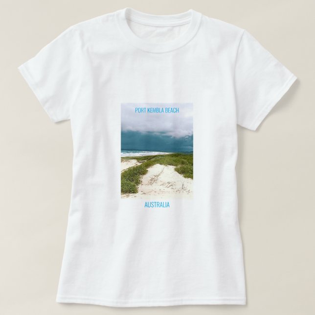 Camiseta Port Kembla Wollongong Beach NSW (Frente do Design)