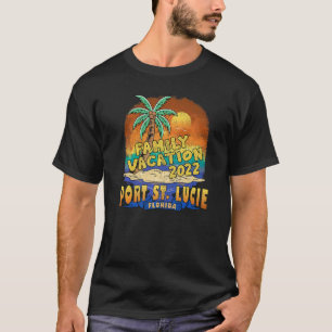 Camiseta Port Rua Lucie Florida Family Vacation 2022 Beach 