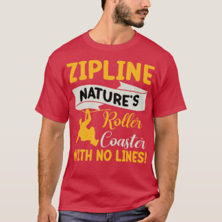 Camiseta porta copos do cilindro de naturezas zipline sem l