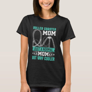 Camiseta Porta copos Engraçado Mãe Tema Park Rollercoaster