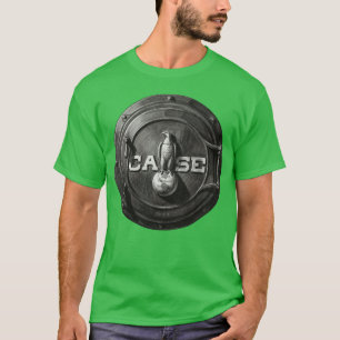 Camiseta Porta da Caixa de Fumaça do Trator a Vapor CASE